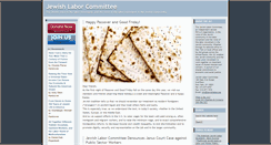 Desktop Screenshot of jewishlaborcommittee.org
